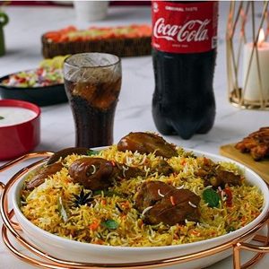 Rice and Coke is a must!